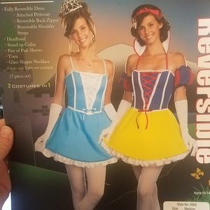 Reversible princess dress Halloween costume